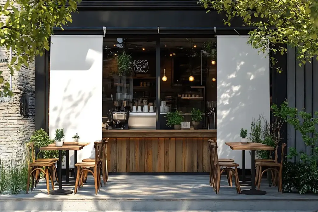 パン屋さんの外観