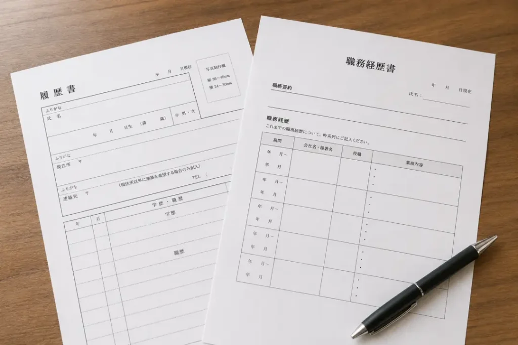 履歴書と職務経歴書